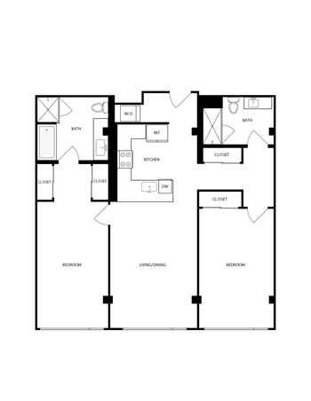 2D floor plan